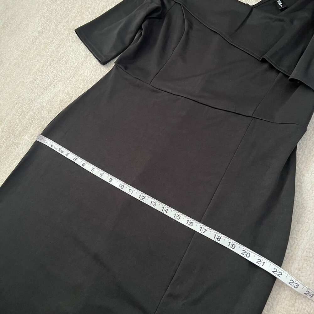 Stylewe Black Short Sleeve Maxi Dress 2XL - Picture 7 of 11